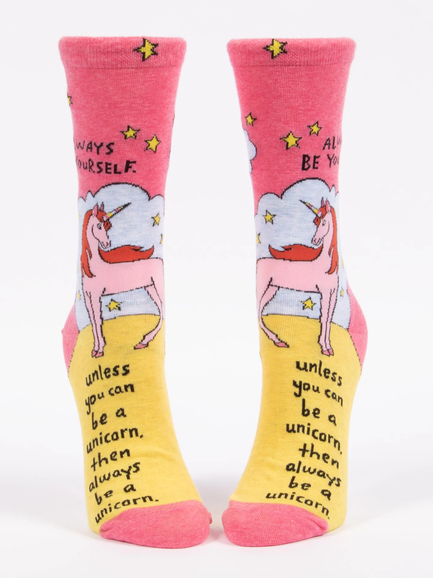 Always Be Yourself Unless You Can Be A Unicorn W-Crew Socks - Image 2