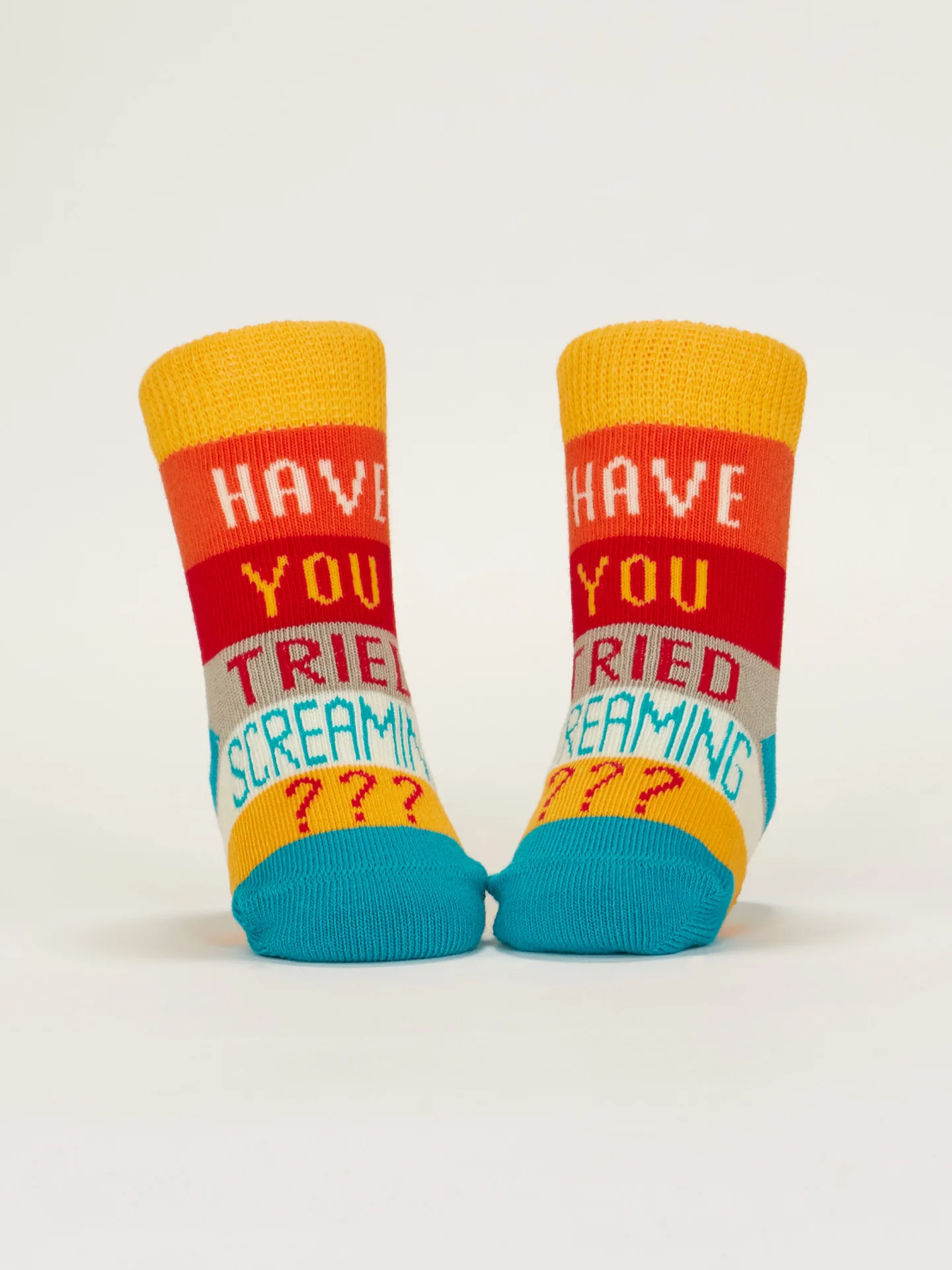 Hello I'm New Here/ Have You Ever Tried Screaming??? Baby Socks - Image 5
