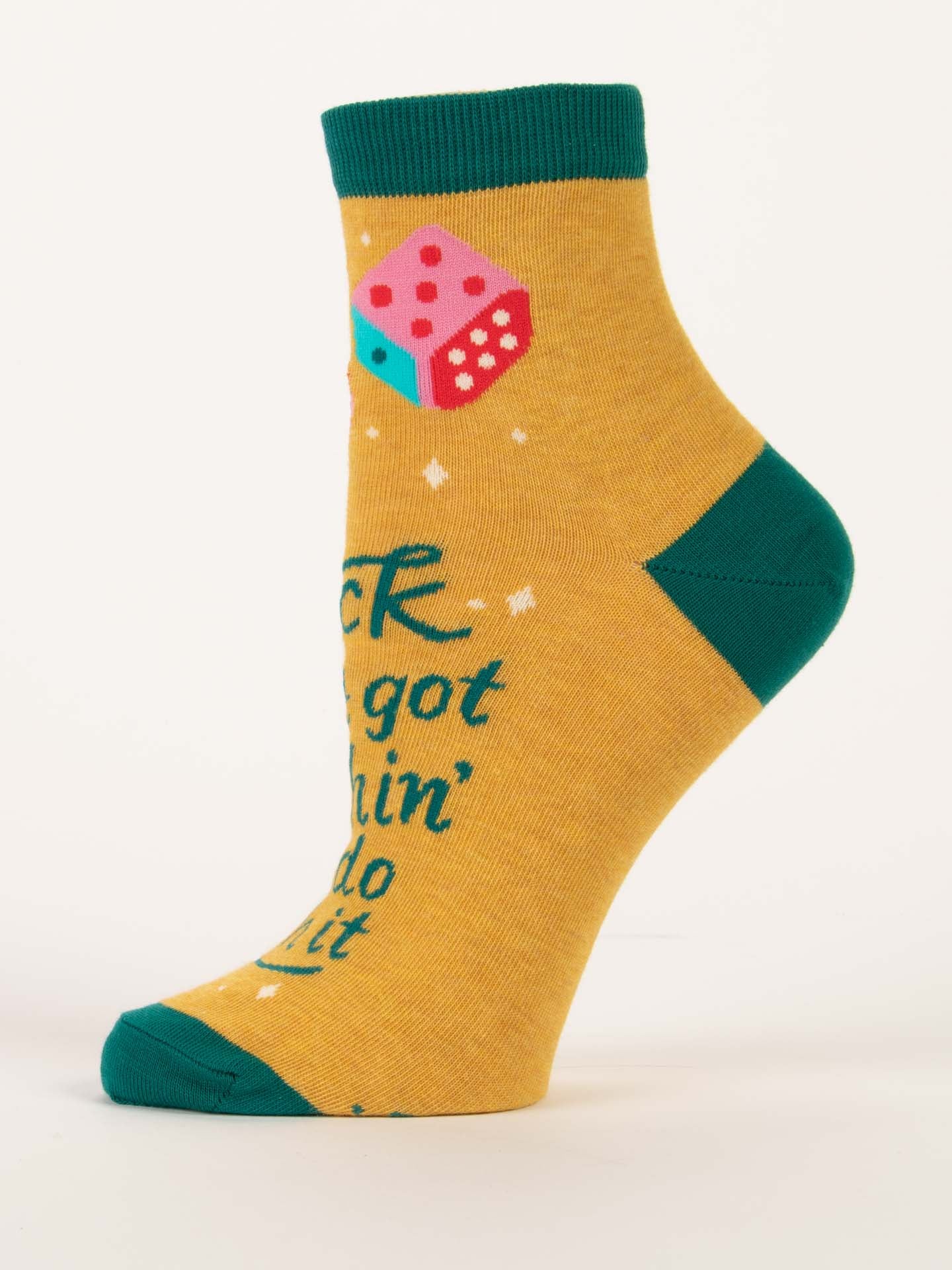 Luck Ain't Got Nothin' To Do With It W-Ankle Socks - Image 4