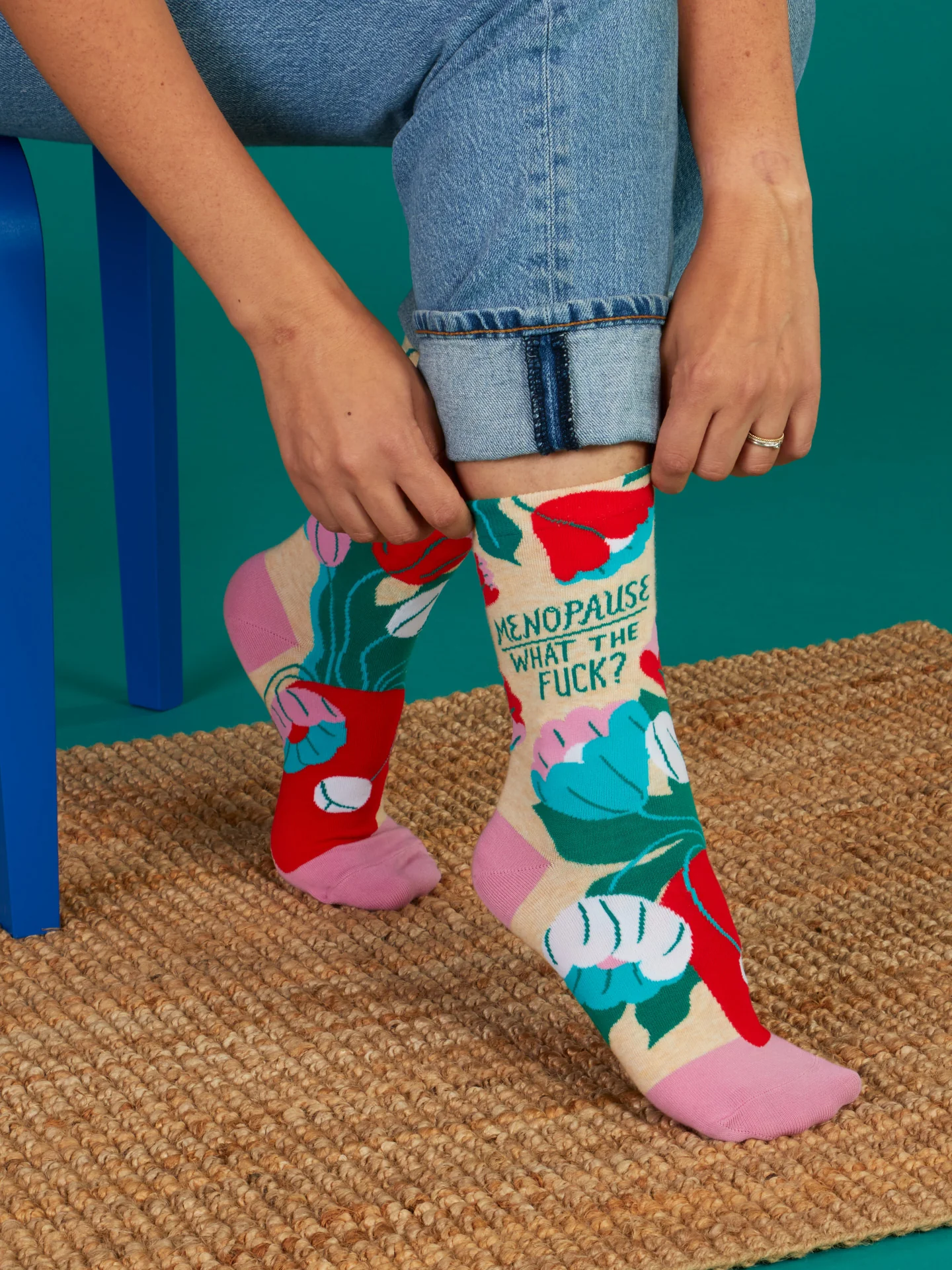 Menopause. What The Fuck? W-Crew Socks - Image 3