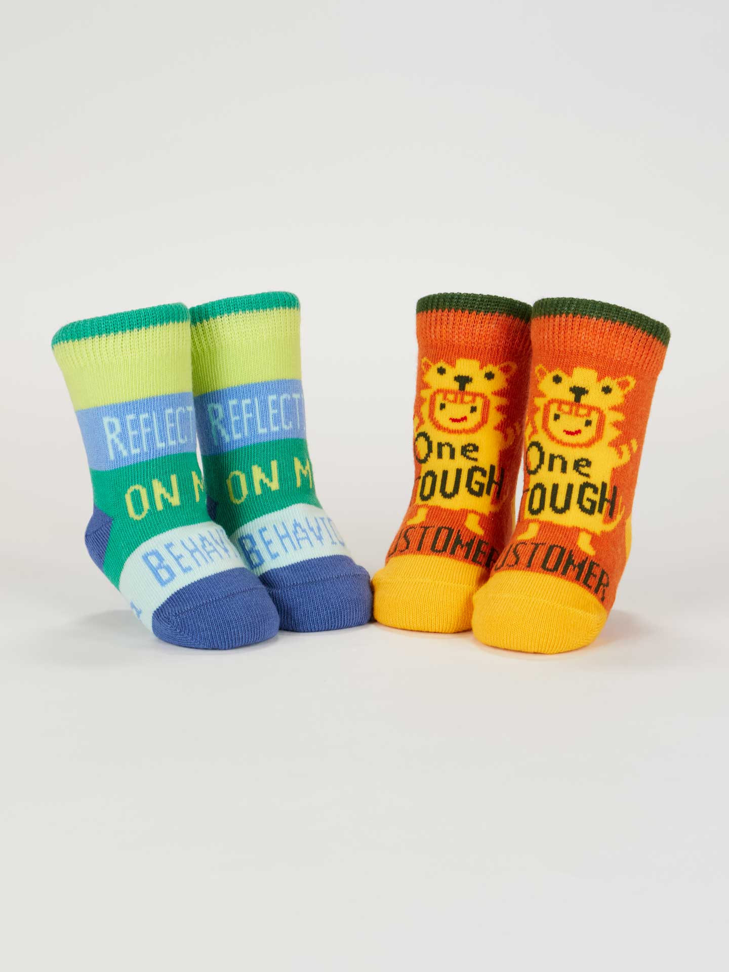 One Tough Customer/ Reflecting On My Behavior Baby Socks - Image 3