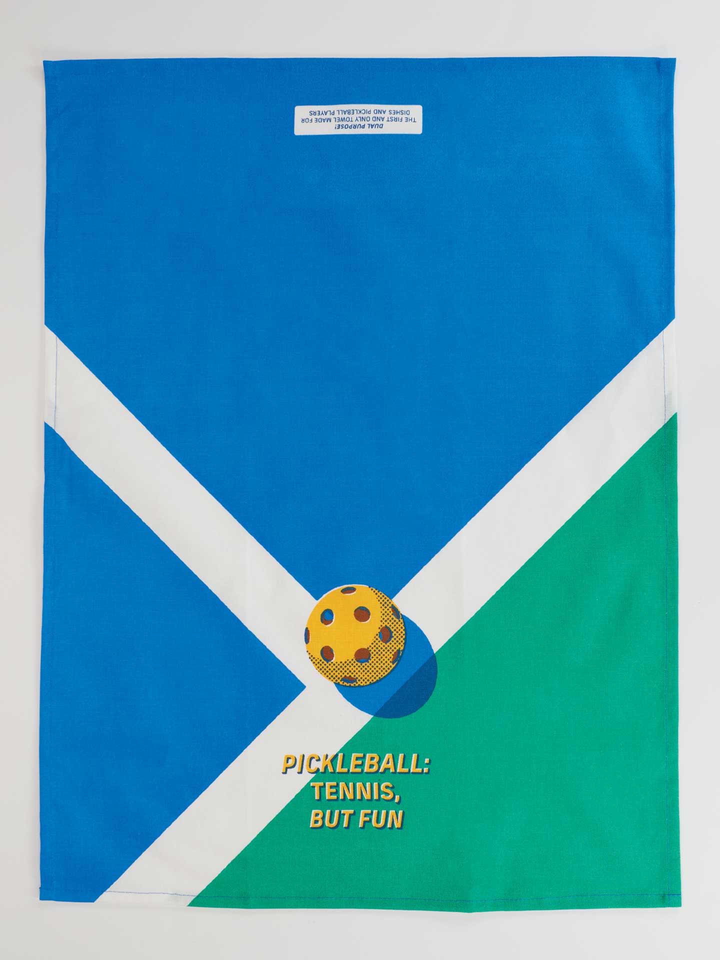 Pickleball: Tennis, But Fun Dish Towel - Image 2